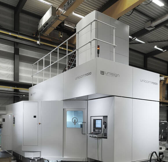 UNICOM7000 CNC Machine | Powerful turning with 5-axis machining | Big workpieces | unisign.com