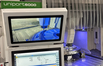 Camera system for portal CNC machine | efficient | safe | better control | unisign.com