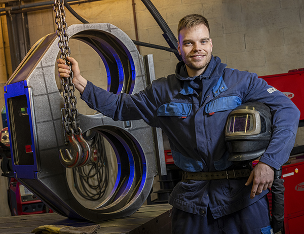 Jordy Weijers, lasser bij Unisign